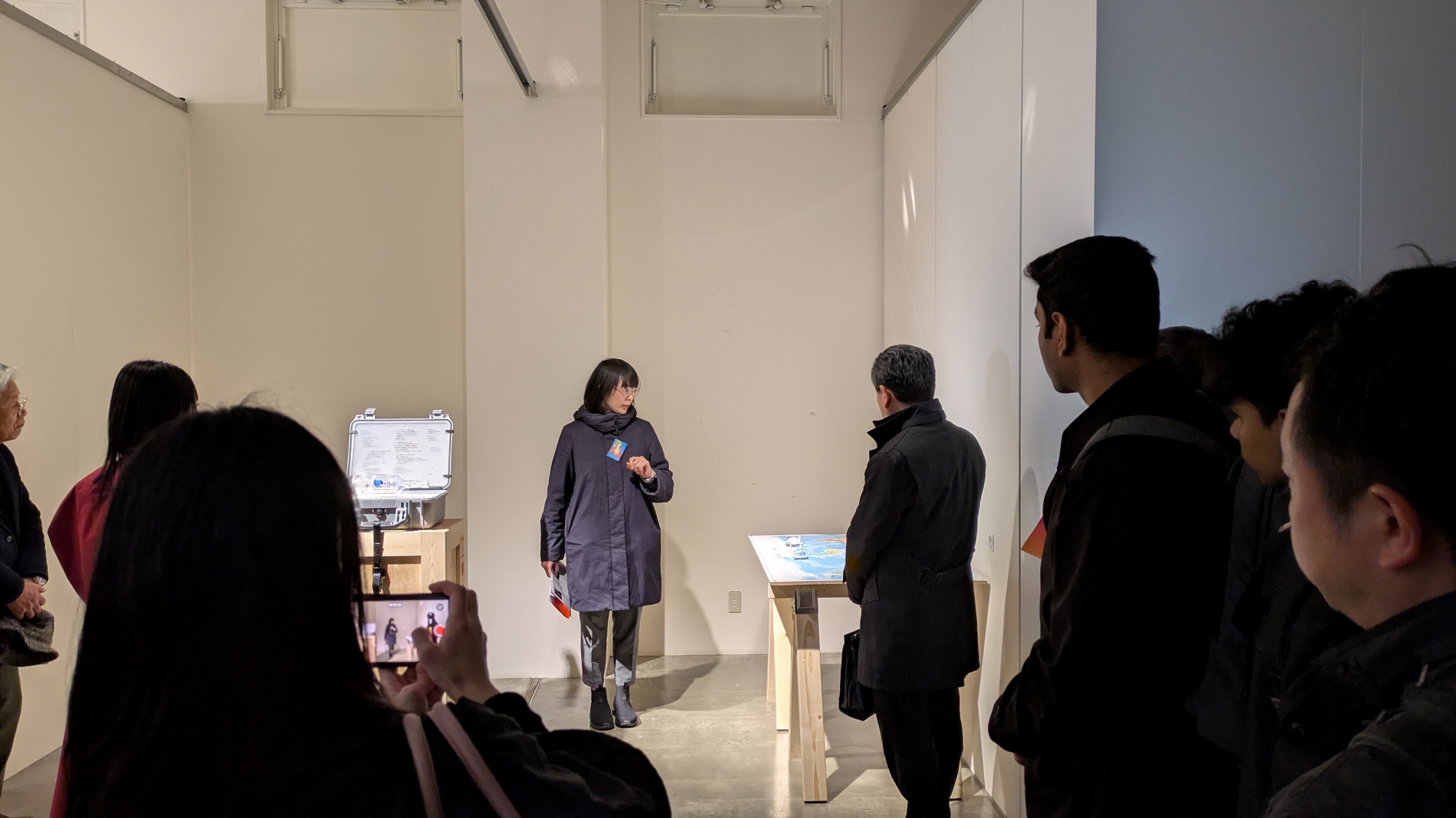 やまなしメディア芸術アワード 作品展の様子1